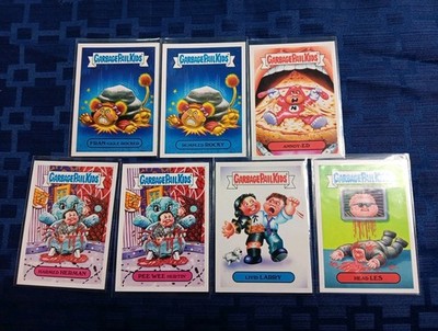 2018 Garbage Pail Kids 80s Tv Shows & Ads Stickers Lot Of 7