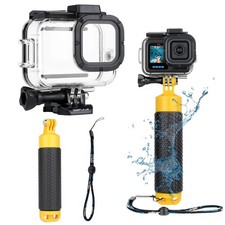 GEPULY Waterproof Case with Handle for GoPro Hero 13 12 11 10 9 Accessories