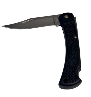 2021 Buck USA 110 Black Handle Folding Pocket Knife