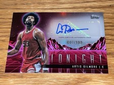 2023-24 Topps Midnight Artis Gilmore Twilight Auto 7/199 Chicago Bulls
