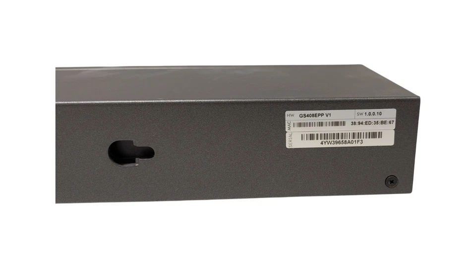 Netgear GS408EPP 8-Port Web Managed Gigabit Ethernet PoE+ Switch - Image 4 of 4