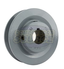 Cast Iron 3.5" Single Groove Pulley B Section V Belt 5L for 7/8" Shaft