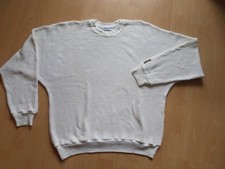 ORIGINAL CARLO COLUCCI DESIGNER HERREN STRICKPULLOVER 52 WOLLWEISS