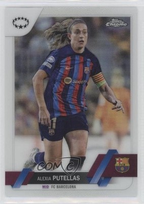2022 Topps Chrome UEFA Women's Champions League Refractor Alexia Putellas #1 0c2