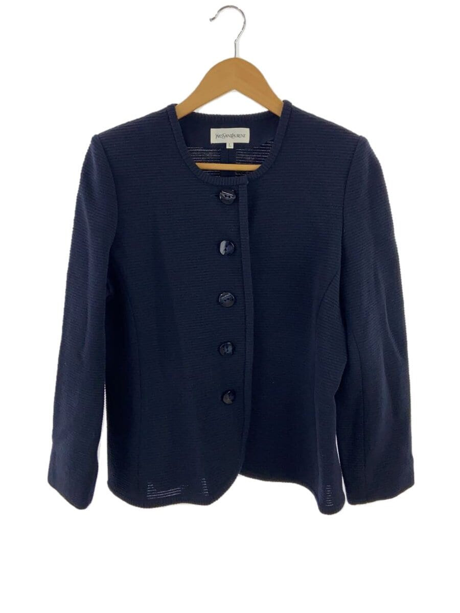 Cardigan top YVES SAINT LAURENT blu navy L