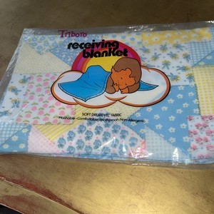 Vintage Triboro Baby Blanket NIB 27 X 36 Made In USA