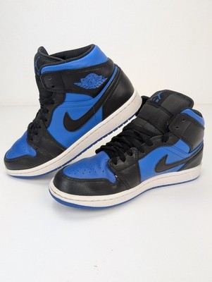Nike Air Jordan 1 Mid ''Black Royal Blue'' - Gr. 42 / US 8.5