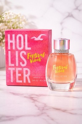Festival Vibes by Hollister 3.4 oz EDP Perfume for Women Brand New In Box