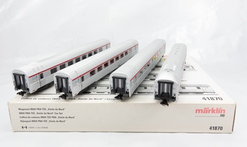 Märklin Spur H0 41870 Personenwagen Wagenset INOX PBA TEE Etoile du Nord in OVP | Condition: Gebraucht