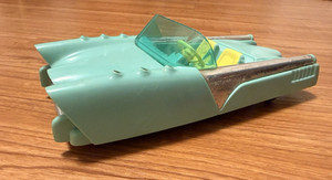 Vintage 1950’s Mattel Futuristic Friction Green Dream Car George Barris NICE!