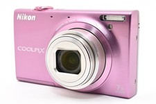 EXCELLENT w/4GB SD NIKON COOLPIX S6100 pink Compact Digital Camera FromJAPAN