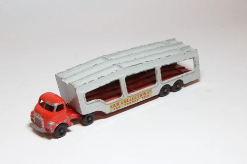 Matchbox Lesney Accessory Pack A2 Bedford Car Transporter - RARE RED / GREY
