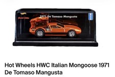 Hot Wheels Hwc Italian Mongoose 1971 De Tomaso Mangusta New Ss21 Authentic