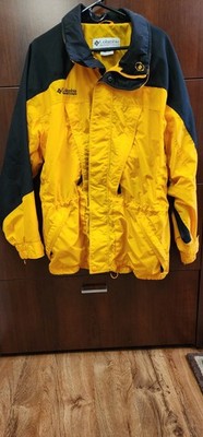 Vintage Columbia Jacket Mens Yellow/Black Double Whammy Parke, Men's Large