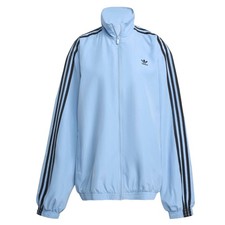 Adidas Originals Firebird Oversized Track Jacket Ash Blue Women Size L JY2638