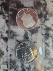 Set Of (2) 90% Silver Kennedy Half Dollars Uncirculated. (1) 2015 S. (1) 1964
