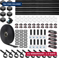 Cable Management Organizer Kit, Desk Cable Organizer, Cable Management Under Des