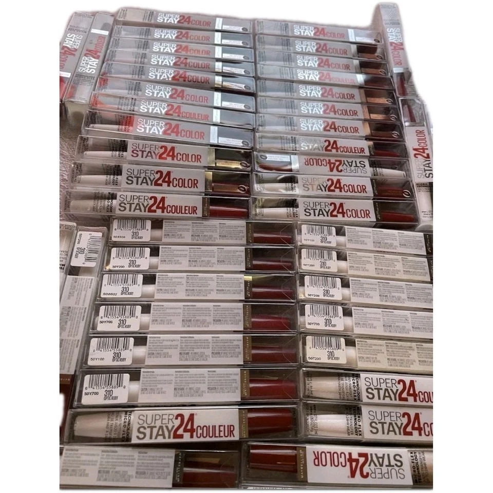 50 X Maybelline Superstay 24hr Color, 310 Optic Ruby NIB  - Image 2 of 2