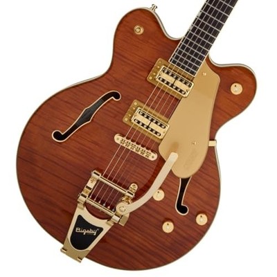 Gretsch LTD Broadkaster Semi-Hollowbody E-Gitarre - Roundup Orange Stain