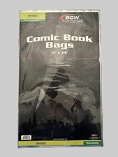 BCW Graded Comic Book Bags 100 Bags Sealed 