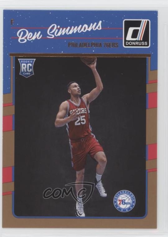 2016-17 Panini Donruss Rookies Ben Simmons #151 i9o