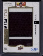 2017-18 Premier Claude Giroux Mega Patch Chest Logo SSP /20