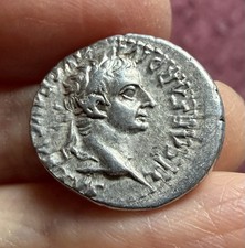 ROMAN. TIBERIUS (14-37 A.D). SILVER DENARIUS. ‘TRIBUTE PENNY’ OF THE BIBLE.