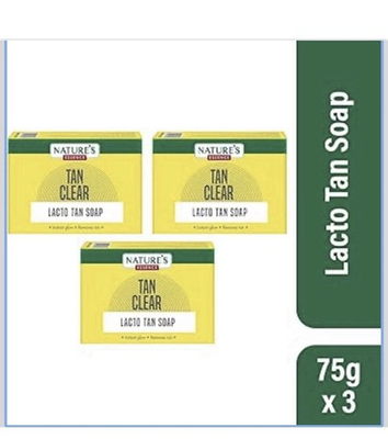 #ad NATURES ESSENCE Tan Clear Lacto Tan Soap Soap For Bath 75g Each Pack Of 3 $22.50