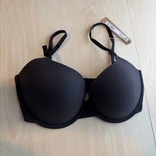 Skims Fits Everybody Push Up Demi Bra Size 32dd Onyx