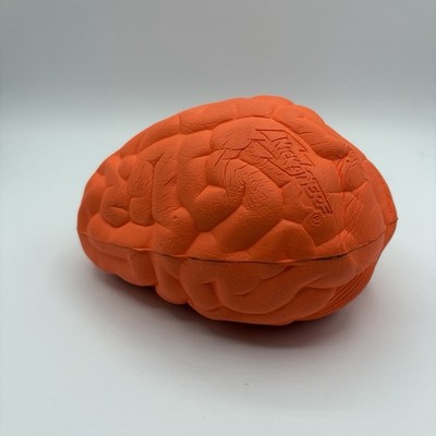 Vintage 1995 Nick & Nerf Orange Brain Ball Football Nickelodeon Kenner RARE