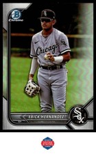 2022 Bowman Draft #BDC-57 Erick Hernandez Chrome Refractor