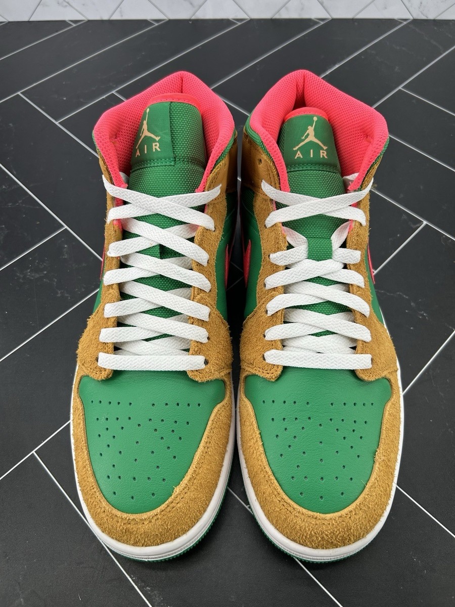 NEW Nike Air Jordan 1 SE Mid Wheat Watermelon Size 9 DX4332-700 | eBay