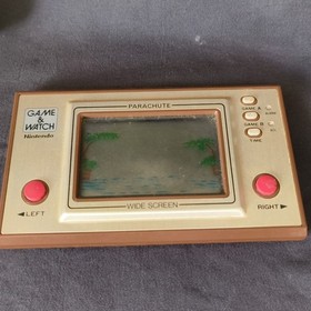 Boxed Nintendo Game & Watch Parachute PR-21 Retro Handheld Junk Burned LCD Japan