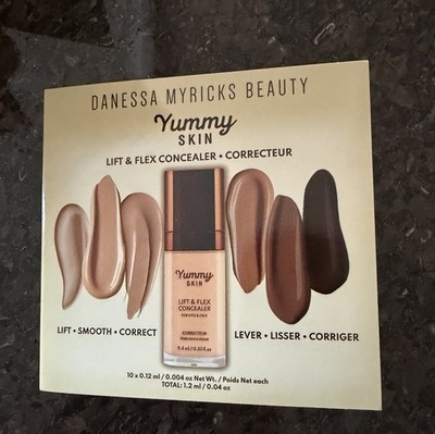 Danessa Myricks Beauty Yummy Skin Lift&Flex Concealer 10 Sample Pods Brand New 