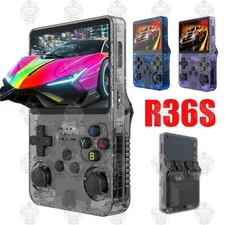 128GB R36S Handheld Game Console, 3.5 Inch IPS Screen,20000+ Games, Video Games