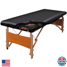 KIDOACOW Leather Massage Table Cover Protector Fitted Wipeable 72-81"x28-32"