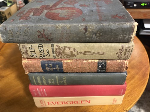 Lot of 6 Hardcover Books Vintage DECOR STAGING DISPLAY ANTIQUE OLD