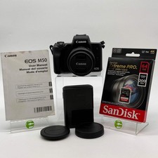 Canon EOS M50 24.1MP Mirrorless Camera Canon EF-M Lens 15-45mm f/3.5-6.3 IS STM