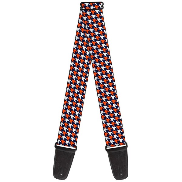 Guitar Strap - Houndstooth Navy/Orange/White (Us Import) ACC NEU-image