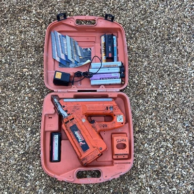 paslode first fix nail gun IMTC “IM350” kit, used in working order with case - Image 1 of 4