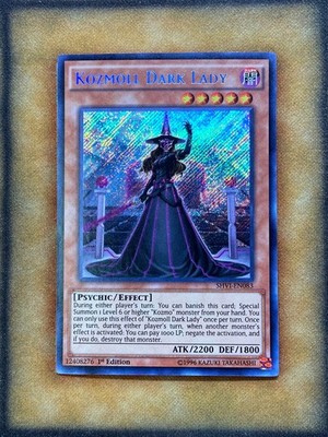 Yugioh Kozmoll Dark Lady SHVI-EN083 Secret Rare 1st Ed NM