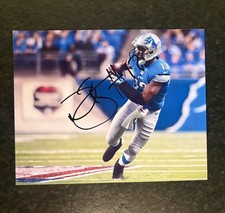NATE BURLESON SIGNED AUTOGRAPH 8x10 PHOTO LIONS NGL