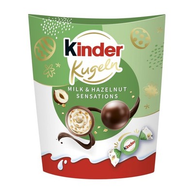 Ferrero Kinder Kugeln Ostern Milk and Hazelnut Schokoladenkugeln 90g