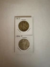 Walking Liberty Silver Half Dollars 1917 & 1946-D