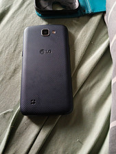 LG C195 Handy Smartphone 128 GB Schwarz Rückseite / Rückansicht