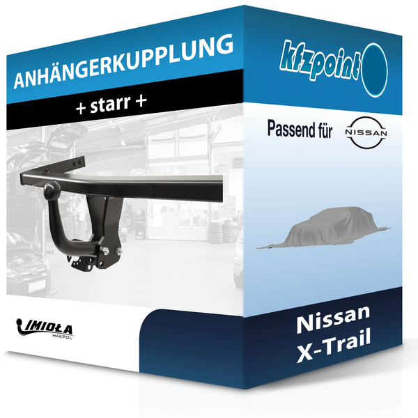 für Nissan X-Trail 01.2001-12.2013 Imiola HAK-POL AnhäNgerkupplung Starr Neu-image