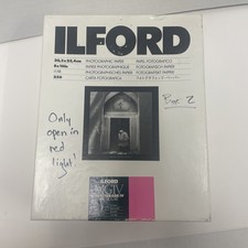 Ilford 250 sheets Multigrade IV RC GLOSSY 8x10 sealed. See pics for details.