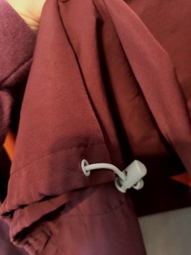 Nike Virginia Tech Hokies Men's Pullover Jacket 2 Button Size XL Wind Breaker - Bild 7 von 8