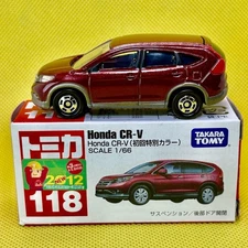 1/66 Cr-V First Special Color Red/Red Box Tomica No.118 mini car