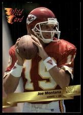 Joe Montana 1993 Wild Card #67 Chiefs FREE SHIPPING StackedPacks
